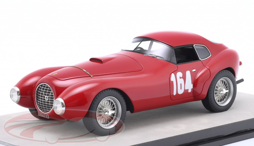 1/18 Tecnomodel 1952 Ferrari 166/212 Uovo #164 Sieger Trento-Bondone Giulio Cabianca Car Model