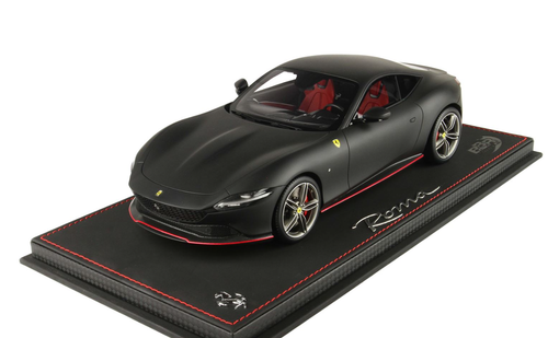 1/18 BBR Ferrari Roma (Matte Black) Resin Car Model Limited 48 Pieces