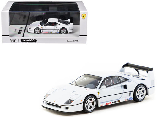 1/64 Tarmac Works Ferrari F40 Lightweight (White) Diecast Car