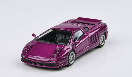 1/64 Paragon 1991 Cizeta-Moroder V16T (Purple) RHD Diecast Car Model