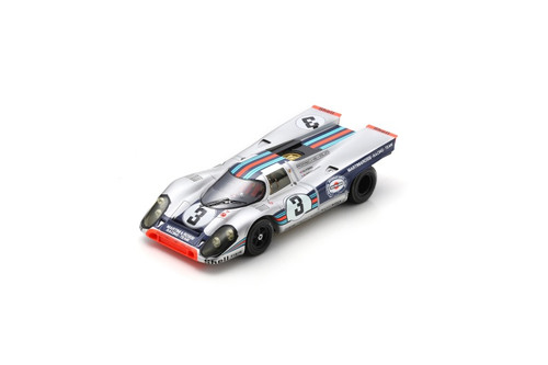 1/18 Spark 1971 Porsche 917 K No.3 Winner 12H Sebring V. Elford - G. Larrousse Car Model