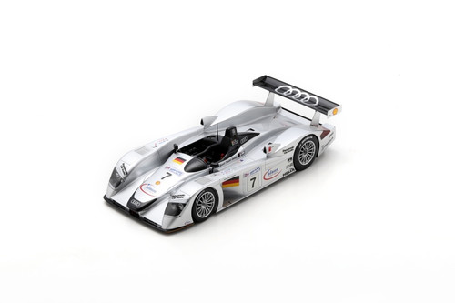 1/18 Spark 2000 Audi R8 No.7 3rd Le Mans 24H M. Alboreto - R. Capello - C. Abt Car Model