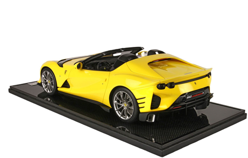 1/12 BBR Ferrari 812 Competizione A (Giallo Modena Yellow) Resin Car Model Limited 20 Pieces