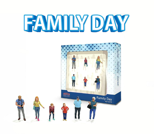 1/64 American Diorama Figure - Family Day