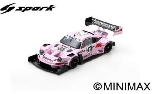 1/18 Spark 2022 Porsche 911 No.43 Pikes Peak Hoonipigasus Ken Block (Pink) Car Model