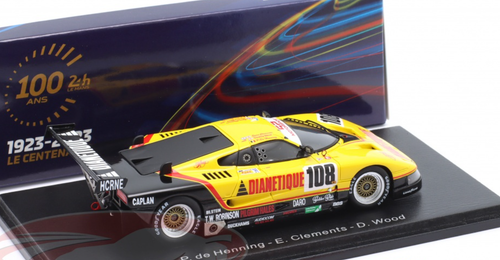 1/43 Spark 1989 Spice SE87C #108 24h LeMans Roy Baker Racing, GP Motorsport Dudley Wood, Philippe de Henning, Evan Clements Car Model