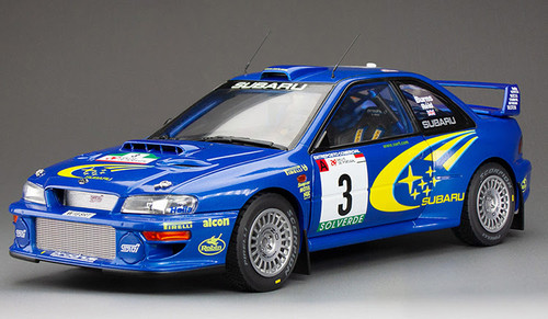 1/18 OTTO 2000 Subaru Impreza S6 WRC Catalunya #3 Car Model