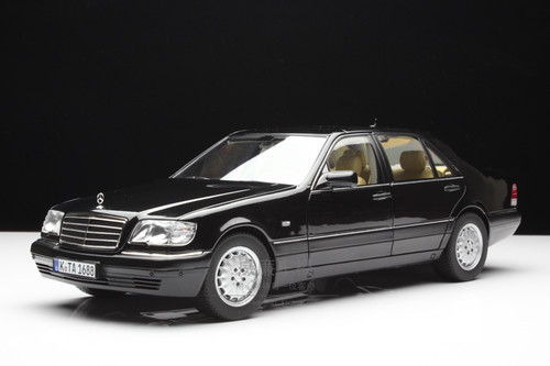 1/18 iScale 1994-1998 Mercedes-Benz S500 (W140) (Black) Diecast