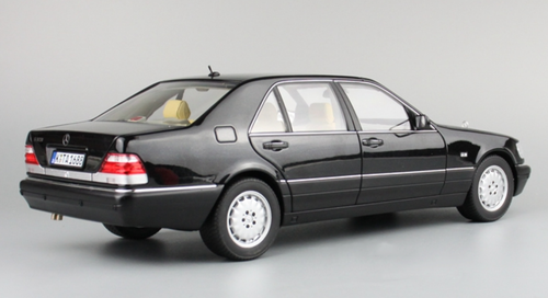 1/18 iScale 1994-1998 Mercedes-Benz S500 (W140) (Black) Diecast