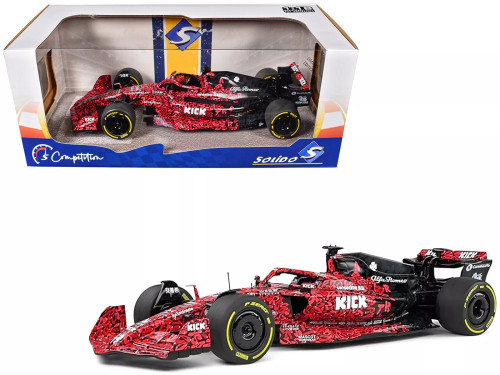 ｍ 1/18 Solido 2023 Formula 1 Alfa Romeo F1 Team X BOOGIE Art