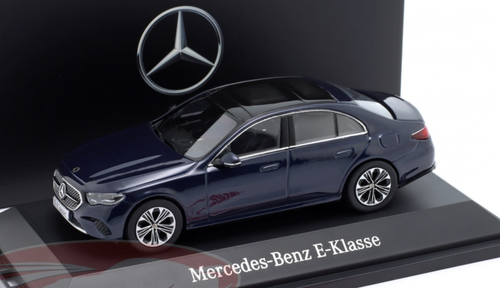 1/43 Dealer Edition 2024 Mercedes-Benz E-Class limousine (W214) (Nautical Blue) Diecast Car Model