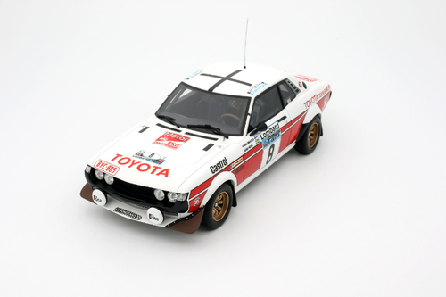 1/18 OTTO 1977 Toyota Celica RA21 White Rac Rally Car Model