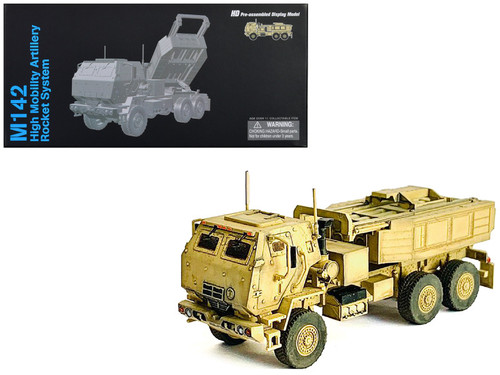 United States M142 High Mobility Artillery Rocket System (HIMARS) Desert Camo "NEO Dragon Armor" Series 1/72 Plastic Model by Dragon Models