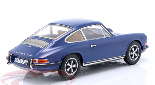 1/18 Norev 1969 Porsche 911 S (Blue) Diecast Car Model