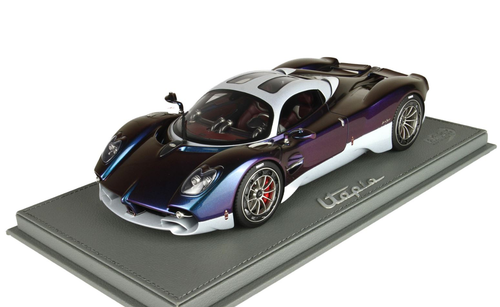 1/18 BBR Pagani Utopia (Chameleon Purple & Metallic Silver) Resin Car Model Limited 48 Pieces