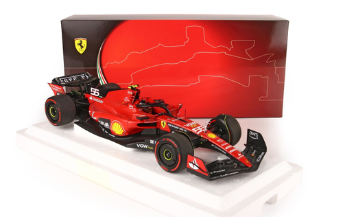 1/18 BBR 2023 Formula 1 Ferrari SF-23 Italy Monza GP Carlos Sainz Diecast  Car Model 