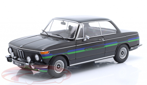 1/18 KK-Scale 1974 BMW 2002 Alpina (Black) Diecast Car Model