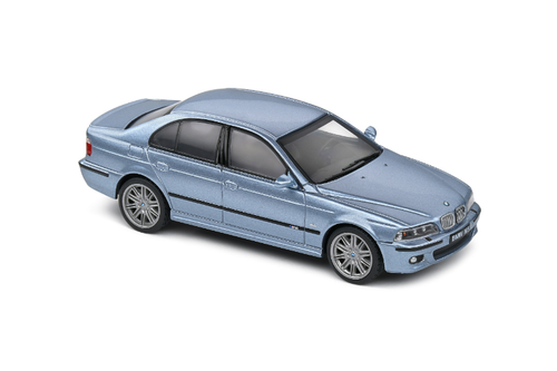 1/43 Solido 2000 BMW M5 (E39) (Silver Blue Metallic) Diecast Car Model