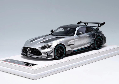 1/18 Ivy Mercedes-Benz AMG GT Black Series (Silver) with Mercedes Stars Resin Car Model Limited 99 Pieces