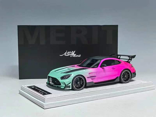 1/18 Ivy Mercedes-Benz AMG GT Black Series (White & Pink) Resin Car Model Limited 50 Pieces