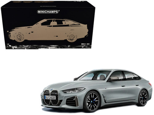 ミニカー BMW 1/18 Minichamps 2022 BMW iX (Blue Metallic) Diecast full