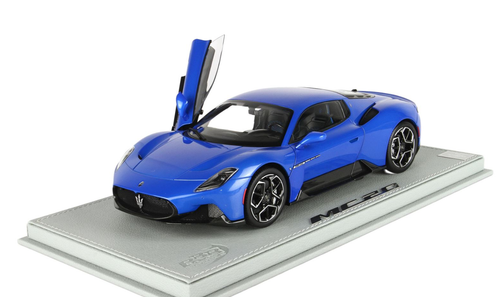 1/18 BBR Maserati MC20 (Blu Infinito Blue) Diecast Car Model