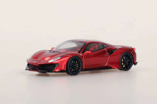 1/64 Ichiban Model Ferrari 488 Novitec (Metallic Red) Diecast Car