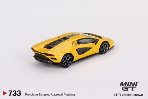 1/64 MINI GT Lamborghini Countach LPI 800-4 New Giallo Orion Yellow