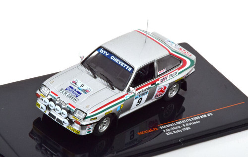 1/43 Ixo 1980 Vauxhall Chevette 2300 HSR #9 Lombard RAC Rallye Dealer Team Vauxhall, Castrol Pentti Airikkala, Risto Virtanen Car Model