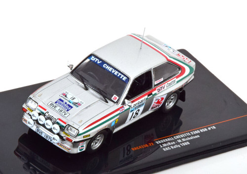 1/43 Ixo 1980 Vauxhall Chevette 2300 HSR #18 Lombard RAC Rallye Dealer Team Vauxhall, Castrol Jimmy McRae, Mike Nicholson Car Model