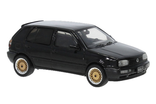 1/43 Ixo 1993 Volkswagen VW Golf III Custom (Black) Car Model