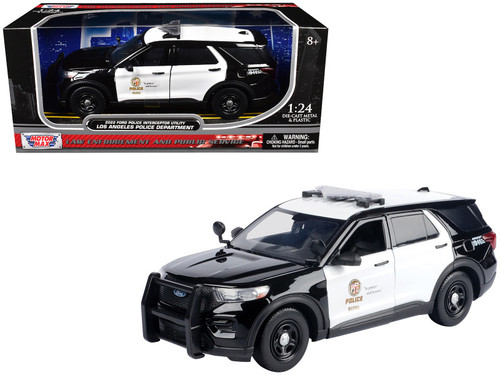 1/24 Motormax 2015 Ford Police Interceptor Utility Black and