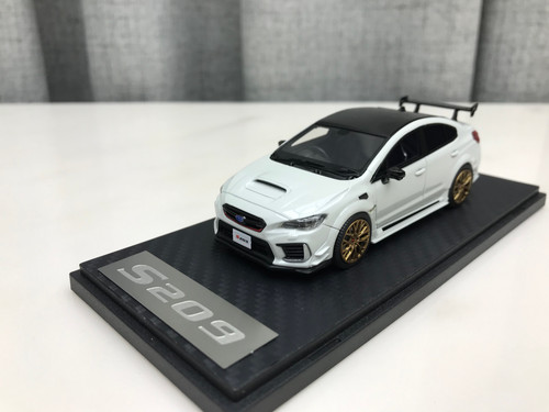1/43 Sunyork Subaru WRX STi S209 (White) Diecast Car Model