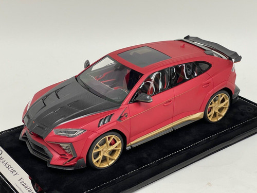 1/18 Timothy & Pierre TP Mansory Lamborghini Venatus Urus (Matte Red with Gold Wheels) Resin Car Model Limited 25 Pieces