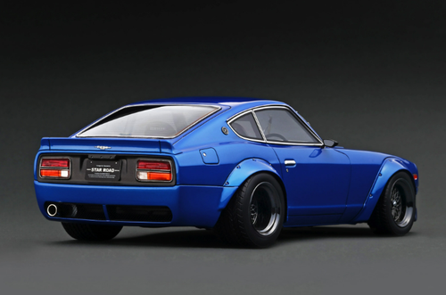 1/18 Ignition Model Nissan Fairlady Z (S30) STAR ROAD Blue Metallic