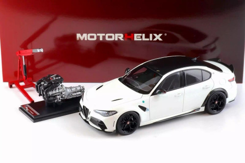 1/18 Motorhelix Alfa Romeo Giulia GTA (Bianco Trofed White