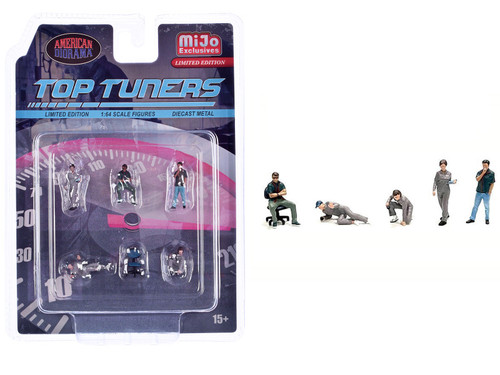 1/64 American Diorama Figure - Top Tuner Auto repair dolls Diecast