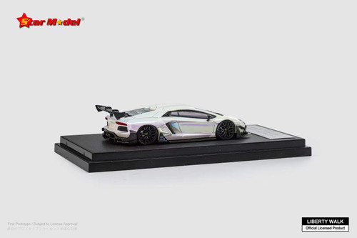 LBWK 1/64 Lamborghini aventador ＋ figure 1/64 Star Model Lamborghini Aventador LP700-4 Liberty Walk