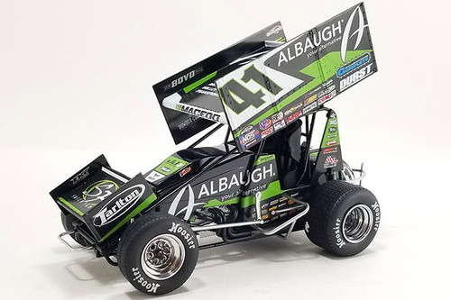 1/18 ACME 2024 #41 Albaugh Sprint Car Carson Macedo Diecast Car Model