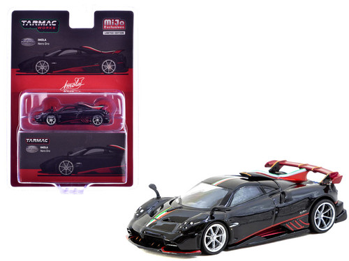 い 1/64 Tarmac Works Pagani Imola Nero Oro (Black) Diecast Car Model