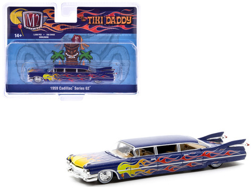 1/64 M2 Machines Auto-Stretch 1959 Cadillac 62 Stretch Custom Tiki