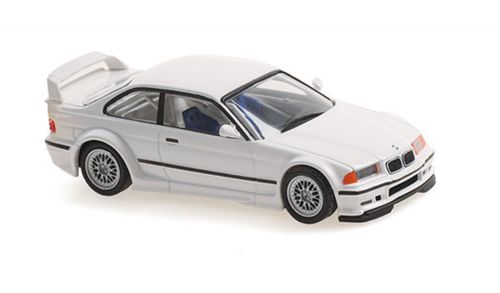 1/43 MINICHAMPS BMW M3 E36 GTR - 1993 - WHITE Diecast Car Model