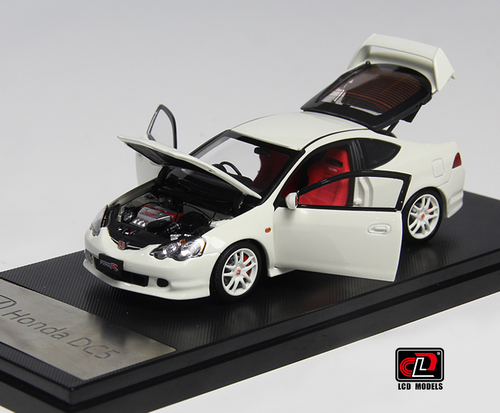 PRE-ORDER✨ 1/18 LCD Model Honda Integra DC5 Type-R. (Diecast) - Official HONDA License. - Fully openable model. A : Black. B : Red. C : Blue. D : White. ETA : Q2