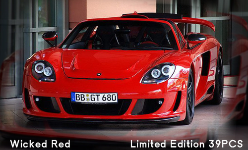 1/18 Ivy Gembella Mirage GT Based On Porsche Carrera GT (Wicked Red) Car Model Limited 39 Pieces