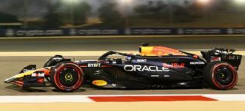 1/43 Spark 2024 Oracle Red Bull Racing RB20 No.1 Winner Bahrain GP Max Verstappen Car Model