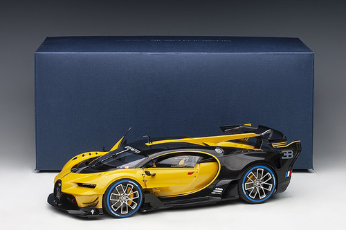 1/18 AUTOart Bugatti Chiron Vision GT (Yellow / Black) Diecast Car