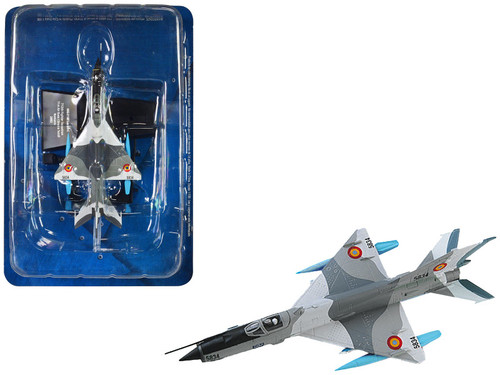 Mikoyan MiG-21 MF Lancer-C Fighter Aircraft "712th Fighter Squadron 71st Air Base" (2002) Romanian Air Force 1/100 Diecast Model by Hachette Collections