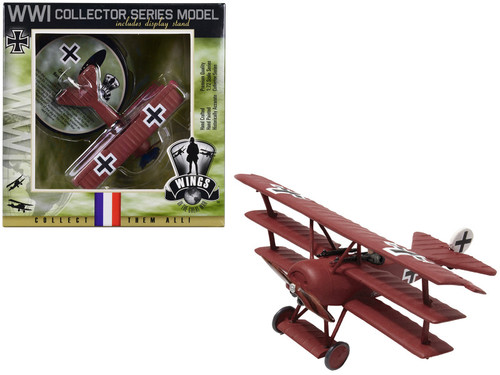 Fokker Dr.I Fighter Aircraft "Red Baron World War I" German Air Combat Forces 1/72 Model Airplane by Wings of the Great War