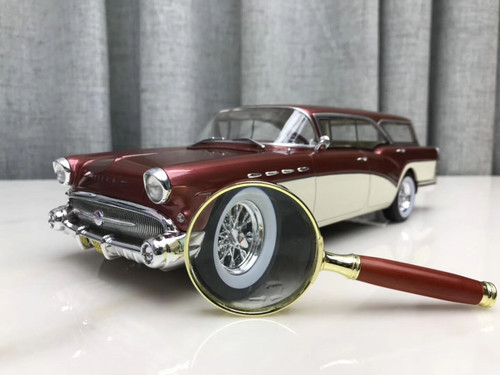 1/18 BOS 1957 Buick Century Caballero Estate Wagon (Red) Resin Car