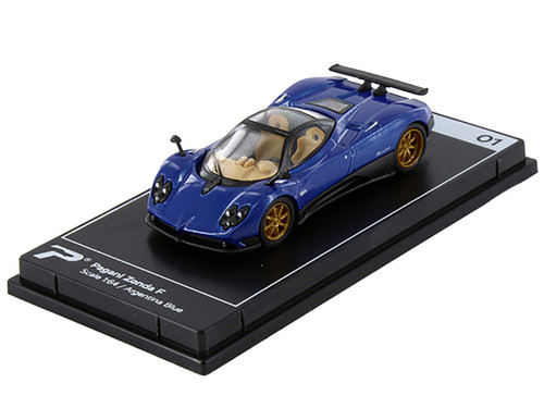1/64 Mini GT Pagani Zonda F (Blu Argentina Blue) Diecast Car